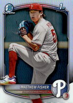 2025 Bowman Chrome Draft Refractor #BDC-106 Matthew Fisher