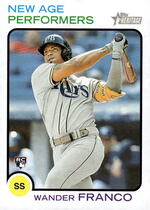 2022 Topps Heritage New Age Performers #NAP-1 Wander Franco