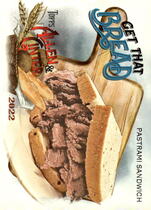 2022 Topps Allen & Ginter Get That Bread #GTB-6 Pastrami Sandwich