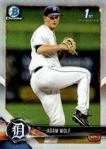 2018 Bowman Chrome Draft Refractor #BDC-185 Adam Wolf