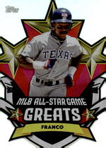 2025 Topps All Star Game All-Star Game Greats #ASGG-24 Julio Franco