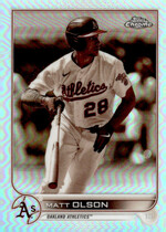 2022 Topps Chrome Sepia Refractor #148 Matt Olson