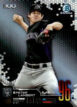 2019 Bowman Chrome Bowman Scouts Top 100 #BTP-96 Peter Lambert