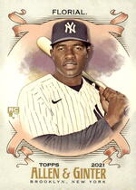 2021 Topps Allen & Ginter #268 Estevan Florial