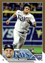 2023 Topps Gold #154 Jonathan Aranda