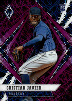2021 Panini Chronicles Phoenix Purple Velocity #16 Cristian Javier
