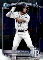 2025 Bowman Chrome Prospects #BCP-7 Gregory Barrios