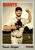 2019 Topps Heritage High Number #697 Travis Bergen