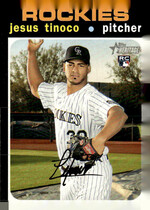 2020 Topps Heritage High Number #628 Jesus Tinoco