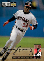 1994 Upper Deck Collectors Choice Silver Signature #16 Manny Ramirez
