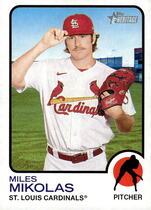 2022 Topps Heritage High Number #514 Miles Mikolas