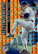 2021 Panini Mosaic All-Time Greats Orange Reactive #ATG9 Nolan Ryan