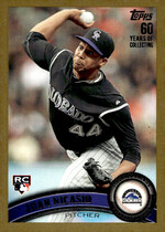 2011 Topps Update Gold #US203 Juan Nicasio