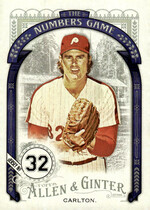 2016 Topps Allen & Ginter The Numbers Game #NG-36 Steve Carlton