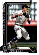 2025 Topps Base Set #196 Aaron Schunk