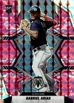 2022 Panini Mosaic Pink Camo #279 Gabriel Arias