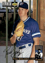 1994 Upper Deck Collectors Choice Silver Signature #668 Paul Spoljaric
