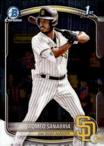 2025 Bowman Chrome Prospects #BCP-3 Romeo Sanabria