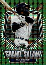 2022 Panini Mosaic Grand Salami Green #GS-3 Akil Baddoo