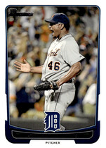 2012 Bowman Base Set #50 Jose Valverde