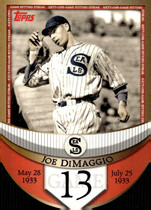 2007 Topps DiMaggio Streak Before the Streak #JDSF13 Joe DiMaggio