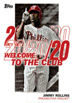 2023 Topps Welcome to the Club #WC-3 Jimmy Rollins