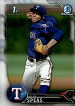 2016 Bowman Chrome Draft Refractor #BDC-45 Alex Speas