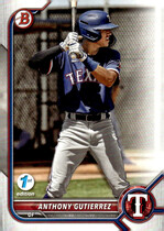 2022 Bowman Draft 1st Edition #BD-110 Anthony Gutierrez