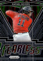2021 Panini Prizm Fearless #FR-4 Rafael Devers