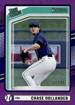 2024 Donruss Purple #199 Chase Dollander