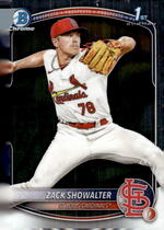 2025 Bowman Chrome Prospects #BCP-74 Zack Showalter