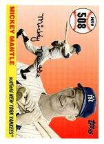 2008 Topps Mickey Mantle Home Run History #MHR525 Mickey Mantle