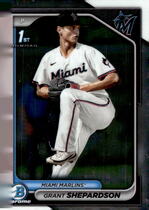 2024 Bowman Chrome Draft #BDC-130 Grant Shepardson