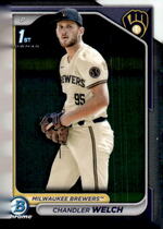 2024 Bowman Chrome Draft #BDC-103 Chandler Welch