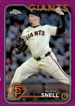 2024 Topps Chrome Pink Refractor #218 Blake Snell