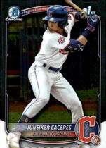 2025 Bowman Chrome Prospects #BCP-231 Juneiker Caceres