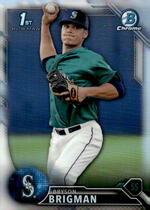 2016 Bowman Chrome Draft Refractor #BDC-105 Bryson Brigman