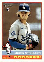 2025 Topps Heritage #319 Justin Wrobleski