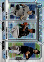2021 Bowman Chrome Talent Pipeline #TP-MIA Edward Cabrera|Jj Bleday|Tommy Eveld