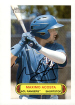 2022 Topps Heritage Minor League 1973 Topps Baseball Pin-Up #73PU-10 Maximo Acosta