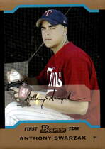 2004 Bowman Draft Gold #BDP40 Anthony Swarzak