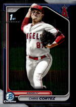 2024 Bowman Chrome Draft #BDC-77 Chris Cortez