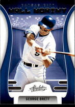 2022 Panini Absolute Hall Worthy Retail #HW-13 George Brett