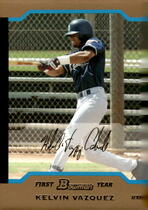 2004 Bowman Draft Gold #BDP88 Kelvin Vazquez