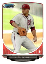 2013 Bowman Chrome Draft Draft Picks Refractors #BDPP97 Niko Spezial