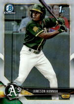 2018 Bowman Chrome Draft Refractor #BDC-160 Jameson Hannah
