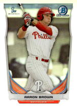 2014 Bowman Chrome Draft #CDP83 Aaron Brown