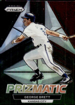2023 Panini Prizm Prizmatic #P9 George Brett