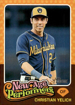 2024 Topps Heritage New Age Performers #NAP-17 Christian Yelich