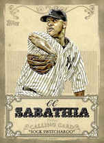 2013 Topps Calling Cards #CC-8 Cc Sabathia
